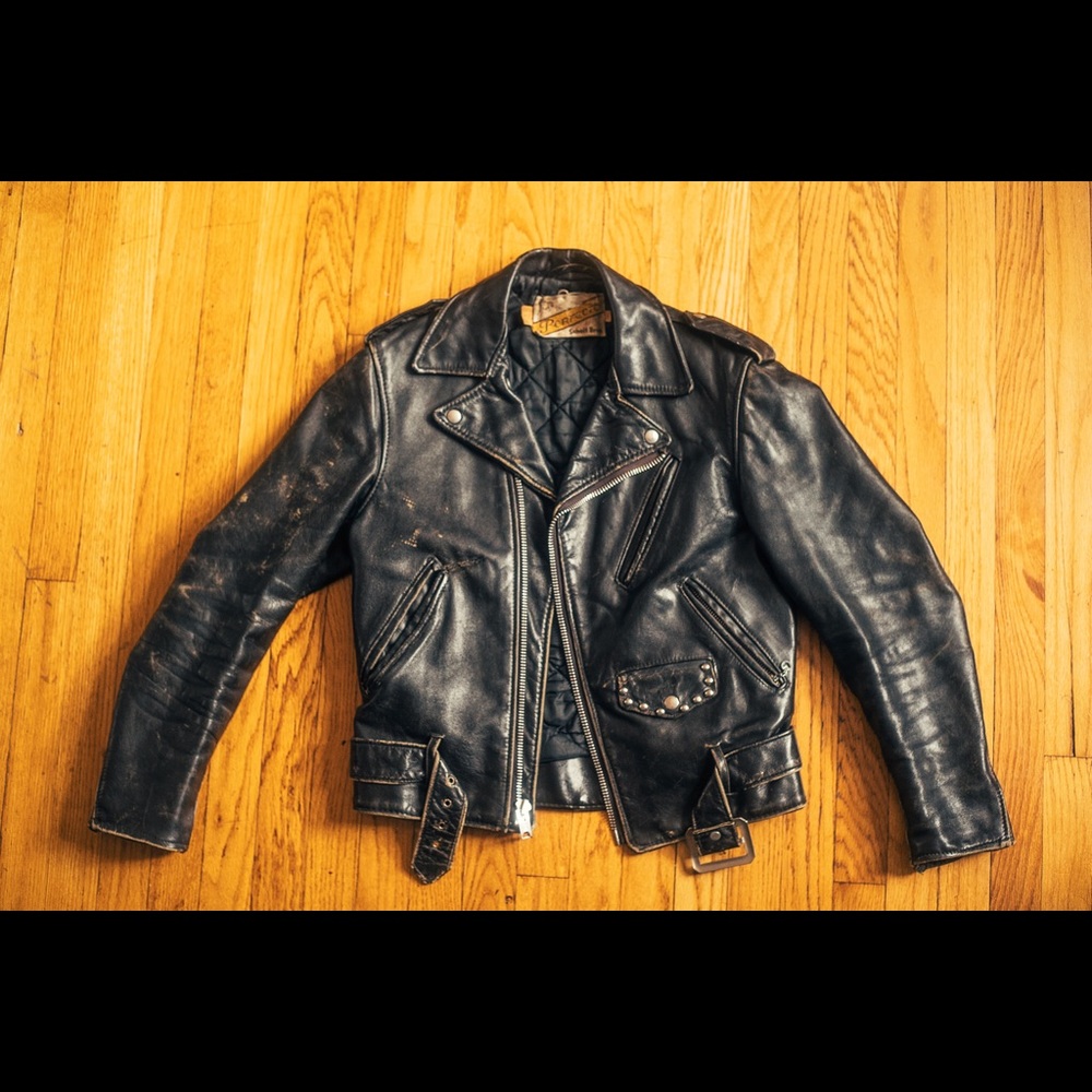 70s Schott Perfecto Size 38 with a gorgeous patina